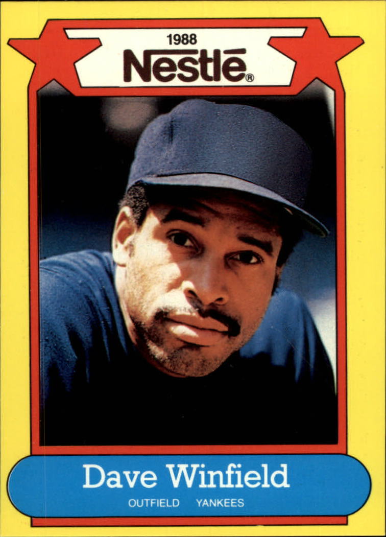 1988 Nestle Baseball Cards     033      Dave Winfield